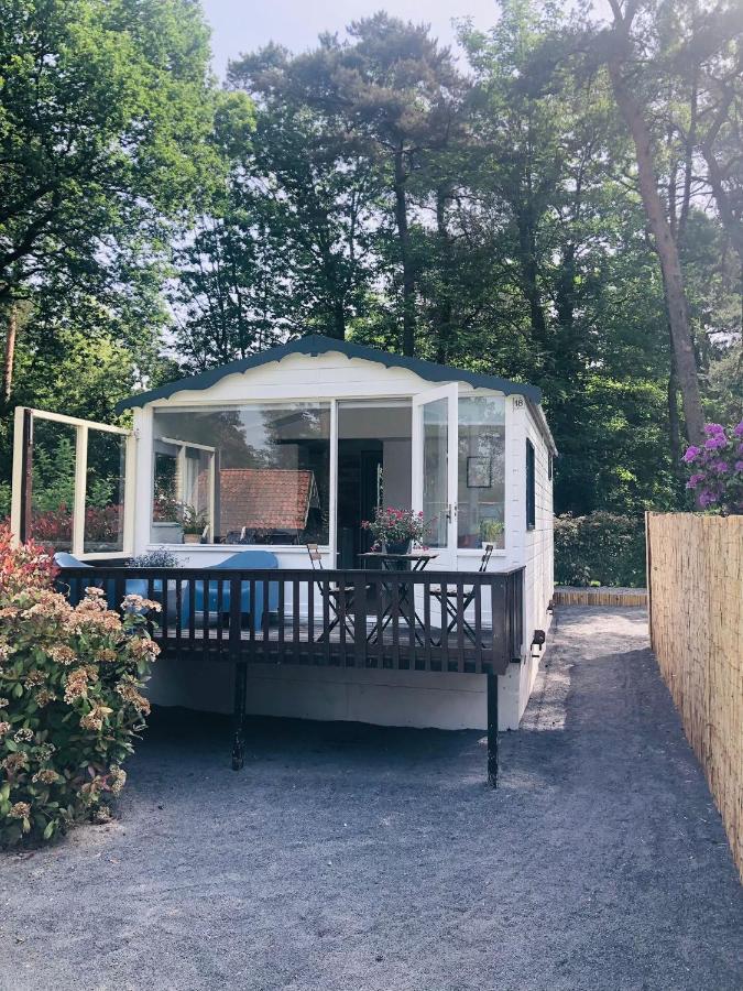 אנסחדה Tiny House 'T Heidehoes In Usselo מראה חיצוני תמונה