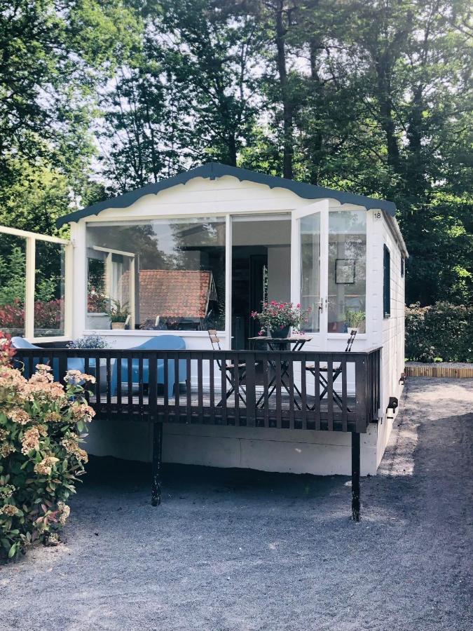 אנסחדה Tiny House 'T Heidehoes In Usselo מראה חיצוני תמונה